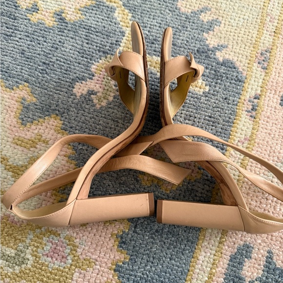 Beige Alexandre Birman CLARITA BLOCK 90 - Picture 8 of 9